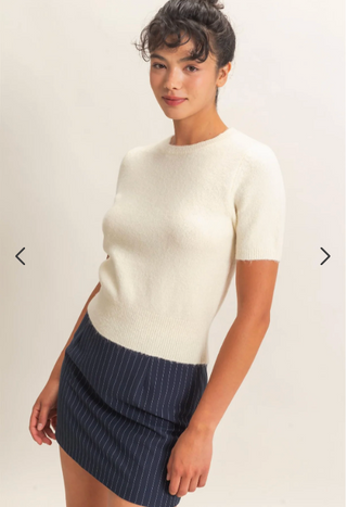 Soft Landing Short Sleeve Sweater
