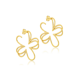 Sheila Fajl Carnation Hoops