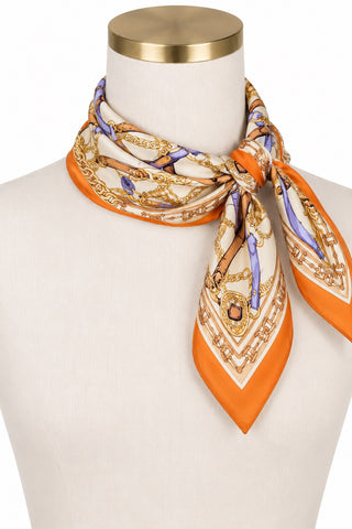 Horsebit & Chain Scarf
