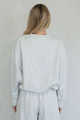 Pop Of Cozy Bubble Hem Sweatshirt