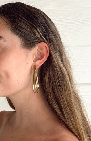 Sheila Fajl Striped Hoops