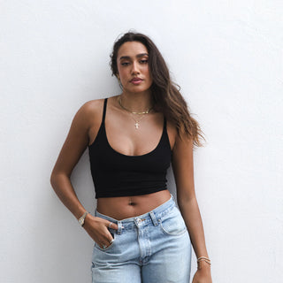 Kyla Double Layer Crop Tank