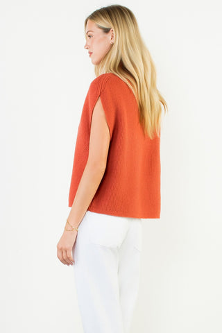 Mock It Up Sleeveless Sweater