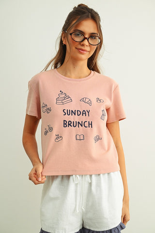 My Favorite Things Embroidered Tee