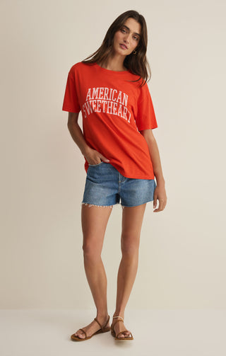 Z Supply American Sweetheart Boyfriend Tee