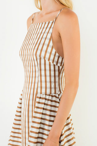 Check Me Later Gingham Midi Dress
