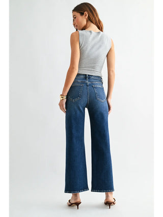 Just Black High Rise Wide Leg