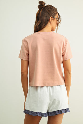 My Favorite Things Embroidered Tee