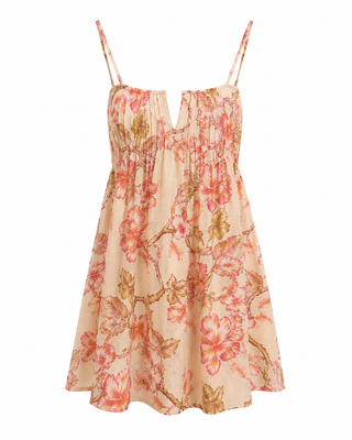 Petal Please Pintuck Mini Dress