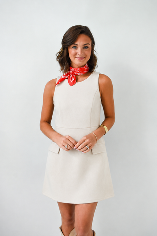 Suede By Me Sleeveless Dress