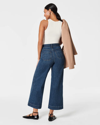 Spanx Cropped Wide Leg Jeans