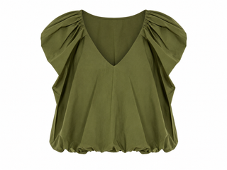 Karlie Poplin Bubble Top