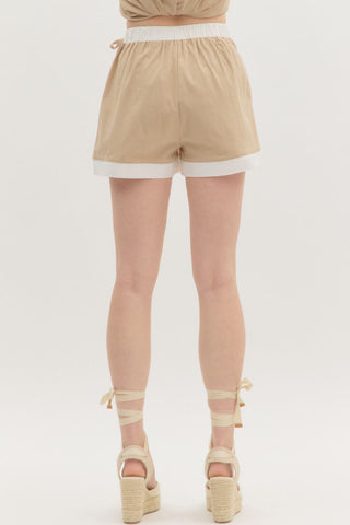 Taupe Of The Line Skort