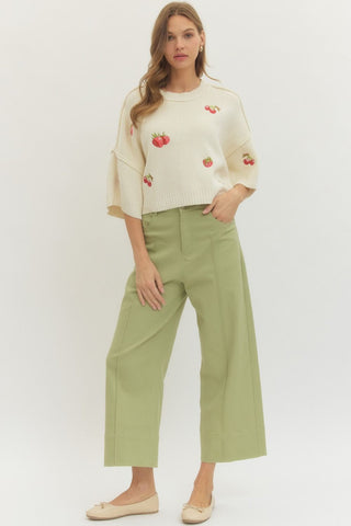 Simply Sage Wide Leg Pants