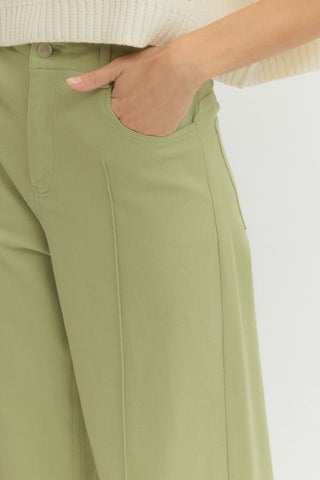Simply Sage Wide Leg Pants