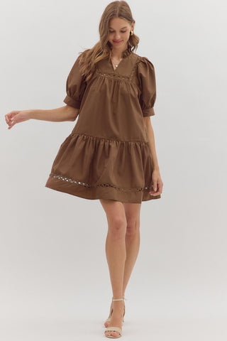 Grounded In Style Mini Dress