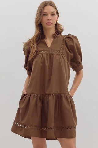 Grounded In Style Mini Dress