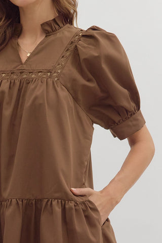 Grounded In Style Mini Dress