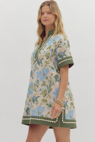 Petal Season Floral Print Dress