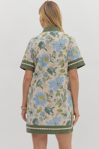 Petal Season Floral Print Dress