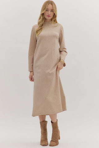 Sands Of Time Midi Sweater Dress