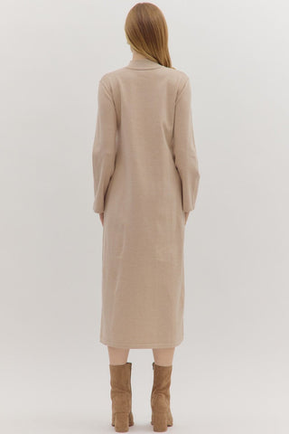 Sands Of Time Midi Sweater Dress