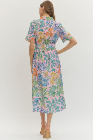 Oh My Blooms Midi Dress
