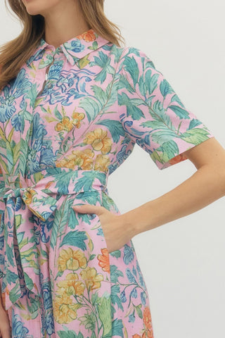 Oh My Blooms Midi Dress