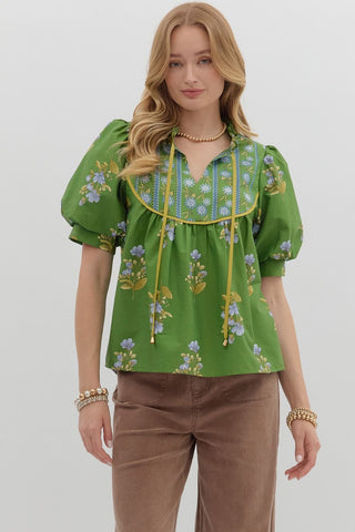 A Pop Of Style Top