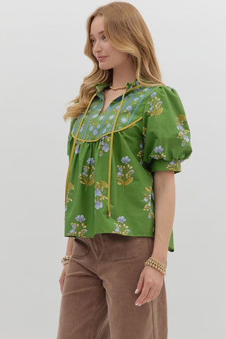A Pop Of Style Top