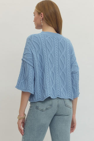 Textured Treasure Sweater