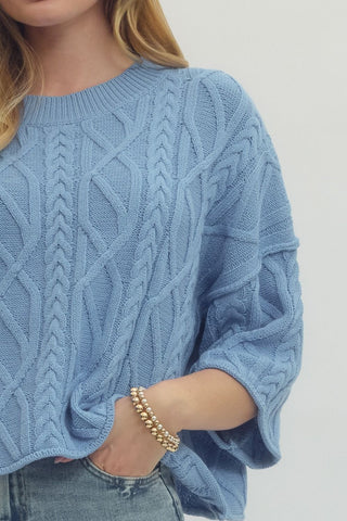 Textured Treasure Sweater