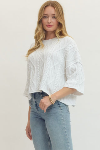 Textured Treasure Sweater