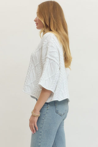 Textured Treasure Sweater