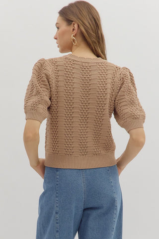 Taupe Of The Morning Sweater
