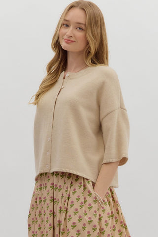Cute As A Button Up Sweater