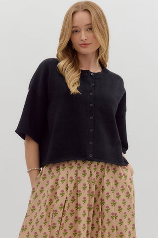 Cute As A Button Up Sweater