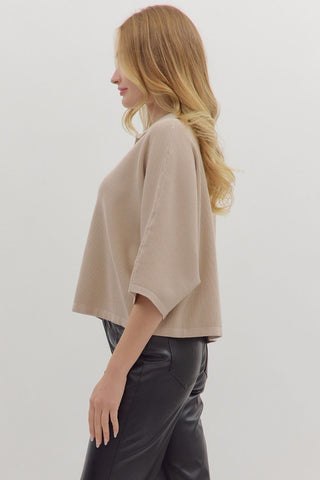 Knit Wit Collared Top