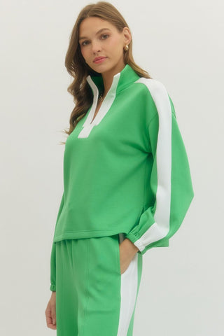 Casual Knockout Collared Top