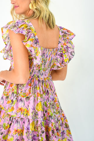 Just Vine Floral Print Dress