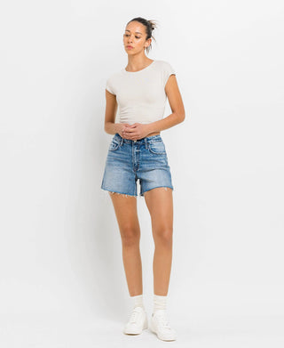High Rise Cleancut Hem A-Line Short