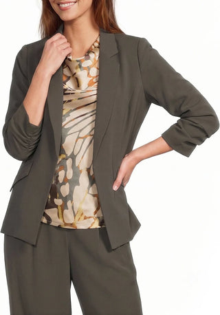 Blaze of Glory Shirred Sleeve Blazer