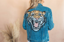 Load image into Gallery viewer, Tiger Bite Denim Jacket
