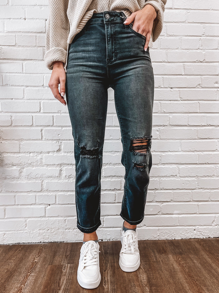 Tracy High Rise Straight Jean