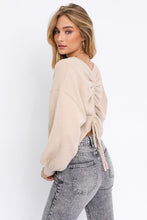 Load image into Gallery viewer, Never Give Up Taupe Sweater
