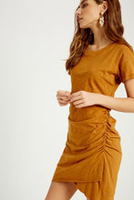 Load image into Gallery viewer, Comfy Dreams Ruched Knit Dress

