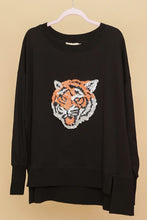 Load image into Gallery viewer, Totally Purr-fect Sequin Tiger Sweatshirt
