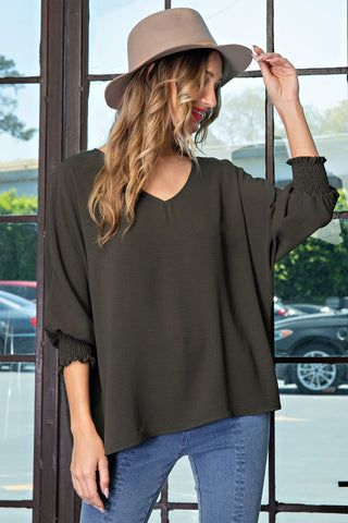 Easy Does It V-Neck Top