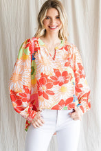 Load image into Gallery viewer, Beautiful Blooms Floral Top
