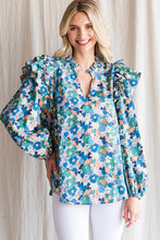 Load image into Gallery viewer, Flower Gang Ruffled Top
